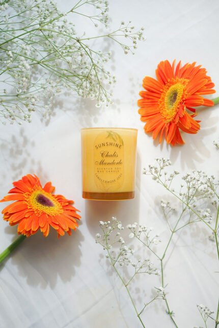 Sunshine Chalıs Mandorlo Soya Sarı Mum